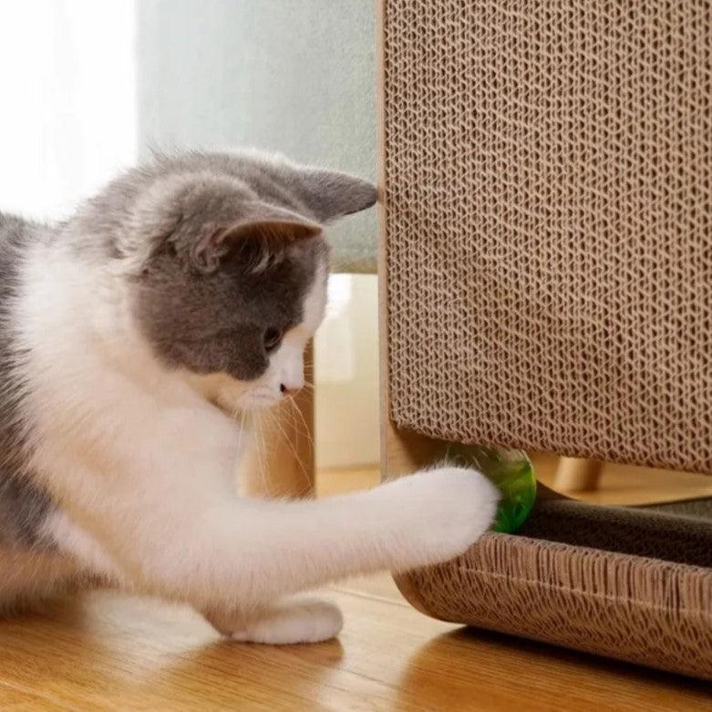 Scratch-n-Sniff Cardboard Cat Scratcher Cat Toys KittyNook Cat Company