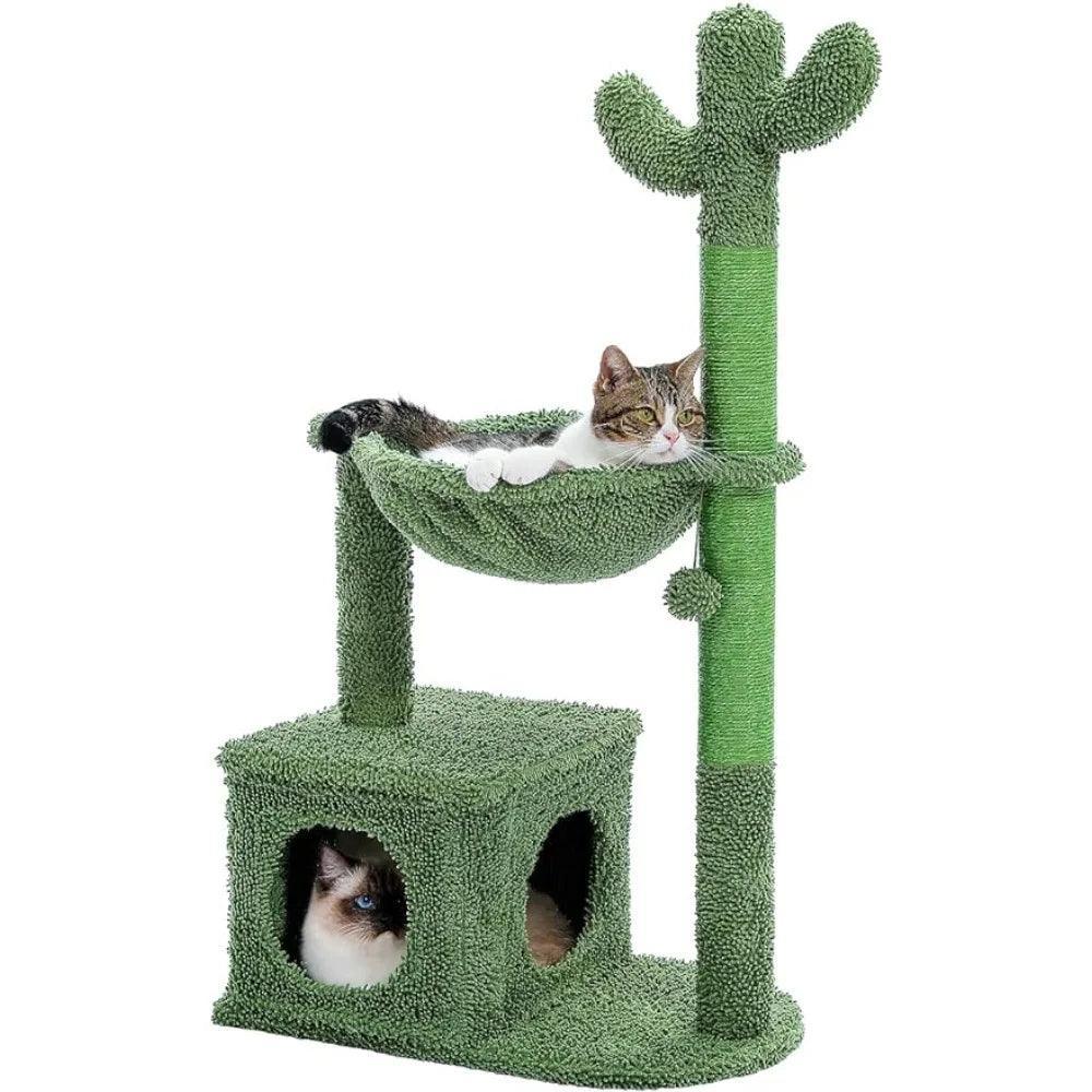 Cactus Modern Cat Tower Cat Tower KittyNook Cat Company Cactus Modern Cat Tower