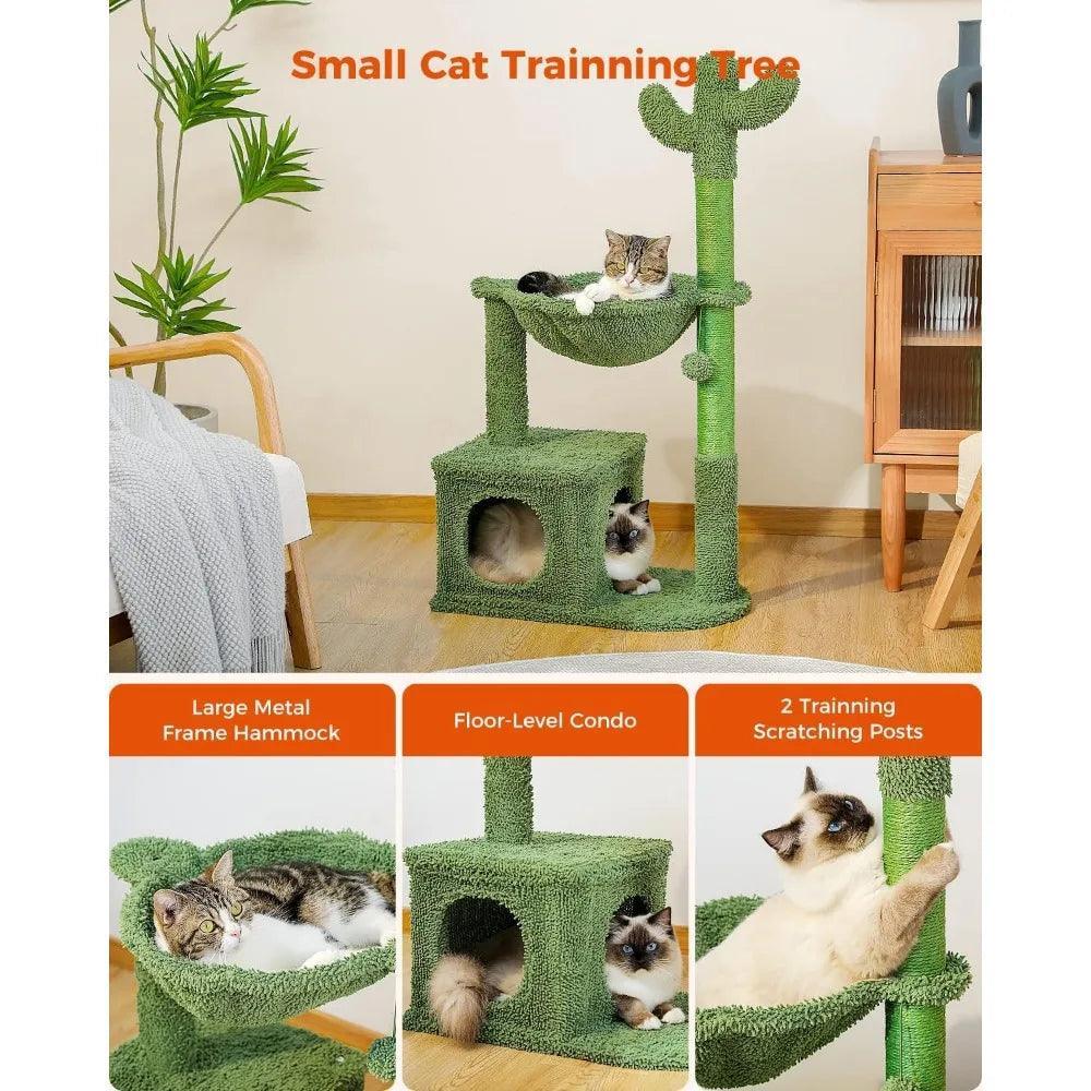 Cactus Modern Cat Tower Cat Tower KittyNook Cat Company