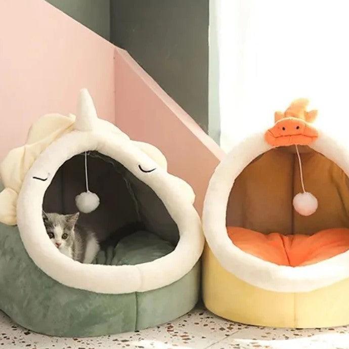 Purring Kitty Cave Bed Cat Beds KittyNook