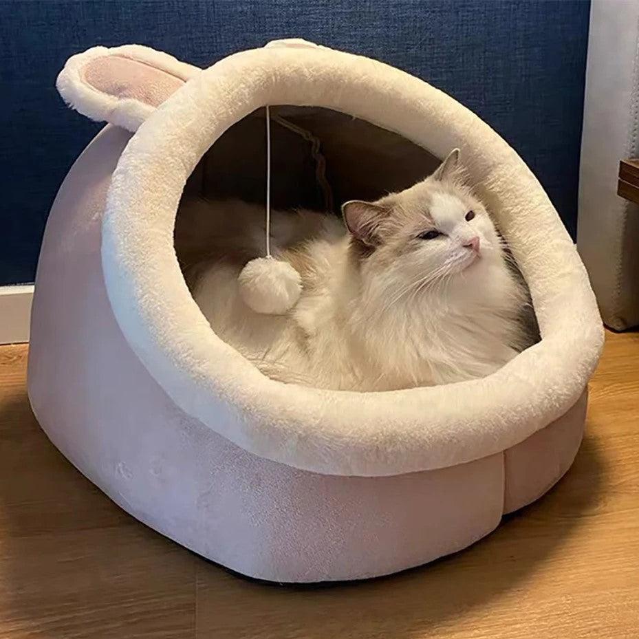 Purring Kitty Cave Bed Cat Beds KittyNook