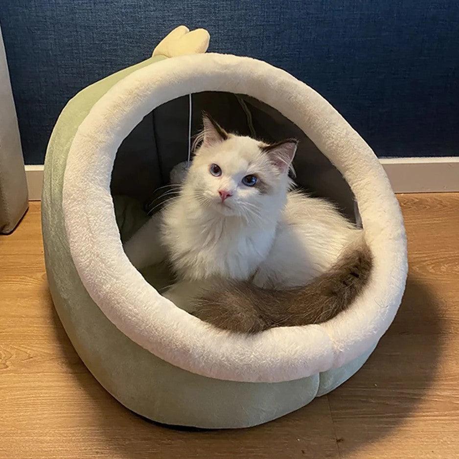 Purring Kitty Cave Bed Cat Beds KittyNook