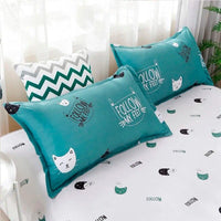 Thumbnail for Dreamland Delights Cat Bedding Set two pillows show