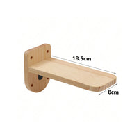 Thumbnail for The Luxurious Wall-Mounted Cat Paradise by KittyNook Cat Co. measures 18.5 x 8 cm on a rectangular base.