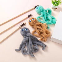 Thumbnail for Da Octopus Cat Stick Toy - KittyNook Cat Company
