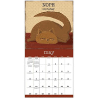 Thumbnail for Snarky Cats 2024 Calendar May Spread