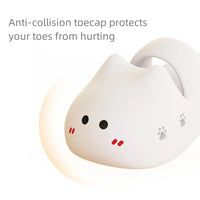 Thumbnail for KittyNook Cat Co. Adorable Cat Face Comfort Sandals: EVA, non-slip sole, paw prints, cute and safe.