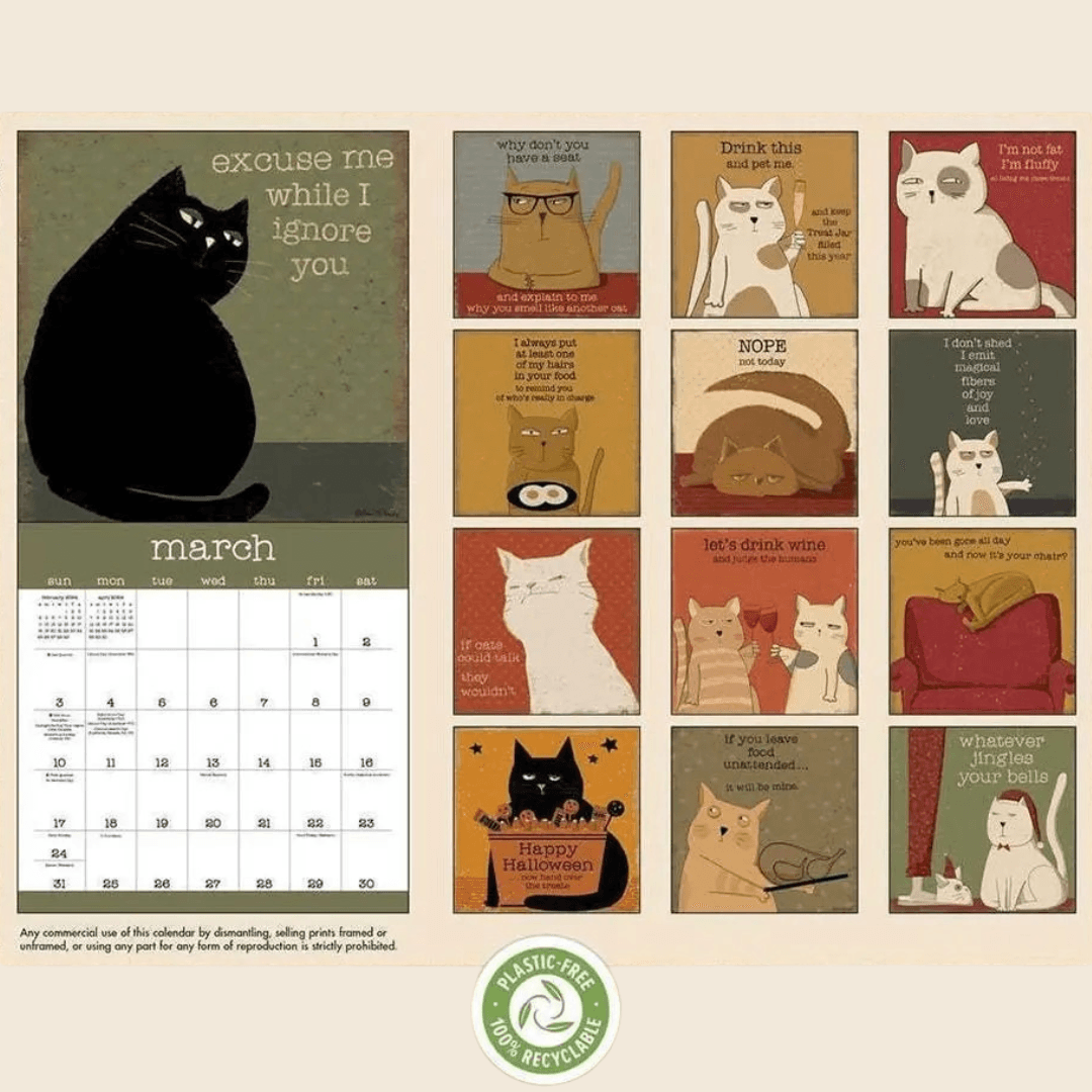 Snarky Cats 2024 Calendar