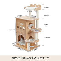 Thumbnail for Activity Center Modern Cat Condo Cat Tower KittyNook Cat Company
