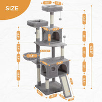 Thumbnail for Treezilla Extra Large Cat Tree Cat Supplies KittyNook Cat Company