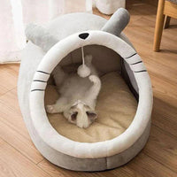Thumbnail for Purring Kitty Cave Bed Cat Beds KittyNook Deer S