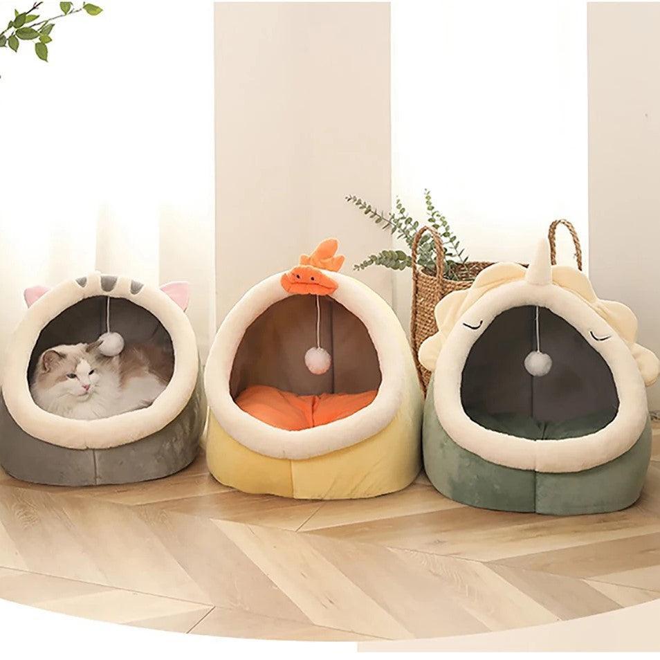 Purring Kitty Cave Bed Cat Beds KittyNook