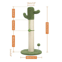 Thumbnail for Cactus Cat Tree Scratching Post Cat Furniture KittyNook Cat Company Single Tree - Beige