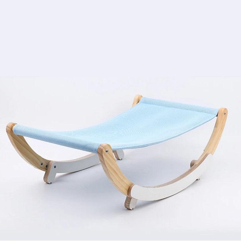 Cat Lounge Hammock Bed Pet Beds KittyNook Blue