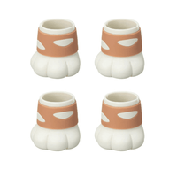 Thumbnail for Cat Paw Chair Leg Caps Furniture Floor Protectors KittyNook Cat Company Non-Slip (4pcs)