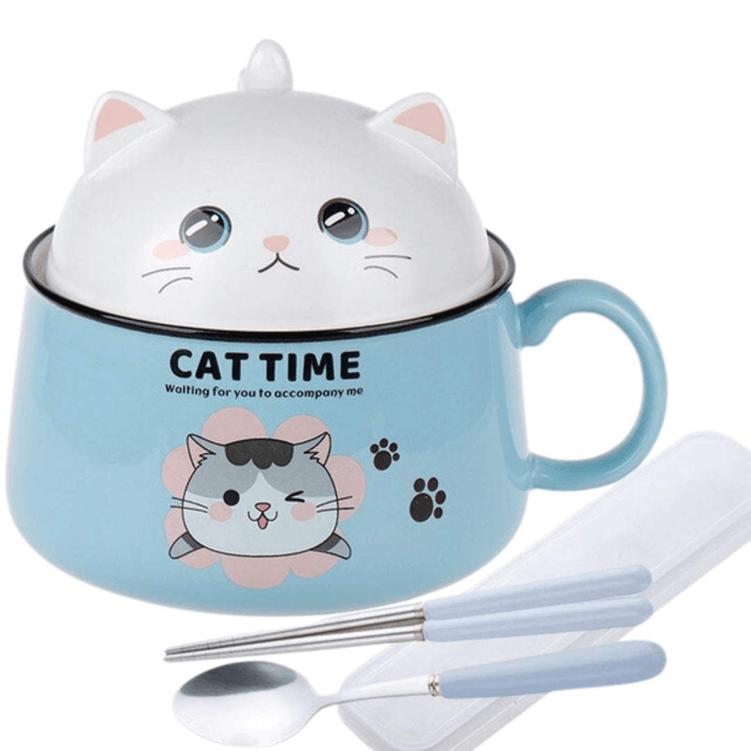 Cat Time Soup Mug Mugs KittyNook Cat Company