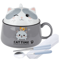 Thumbnail for Cat Time Soup Mug Mugs KittyNook Cat Company