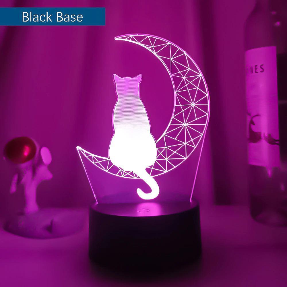 Catto Moon LED Night Light LED Light Bulbs KittyNook Cat Company