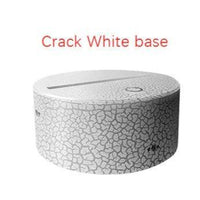 Thumbnail for Catto Moon LED Night Light LED Light Bulbs KittyNook Cat Company 7 Color Catto Moon (without remote) Crack White Base