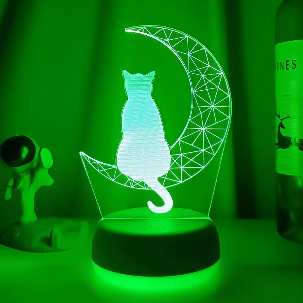 Catto Moon LED Night Light LED Light Bulbs KittyNook Cat Company