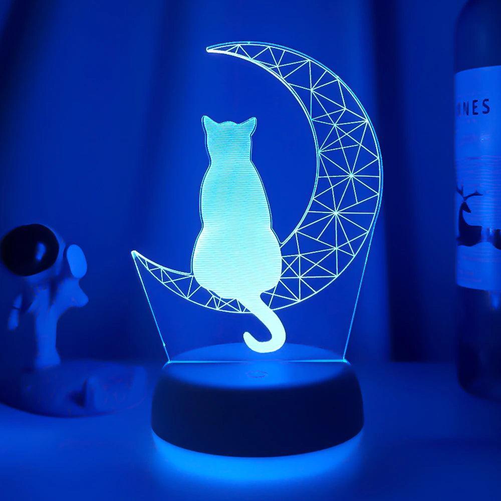 Catto Moon LED Night Light LED Light Bulbs KittyNook Cat Company