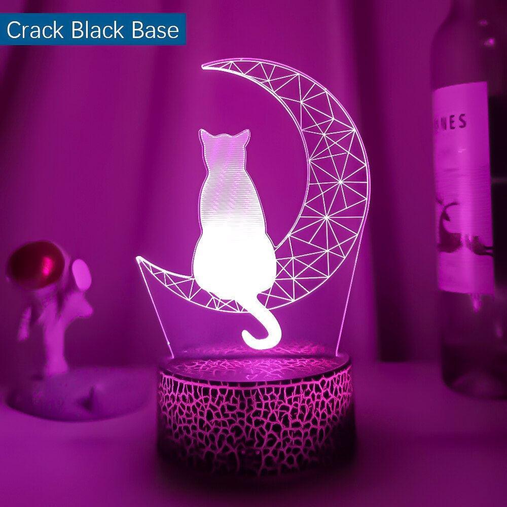 Catto Moon LED Night Light LED Light Bulbs KittyNook Cat Company