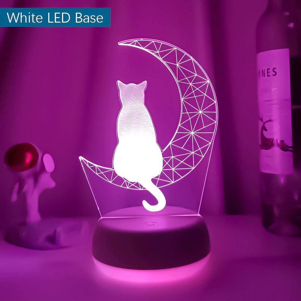 Catto Moon LED Night Light LED Light Bulbs KittyNook Cat Company