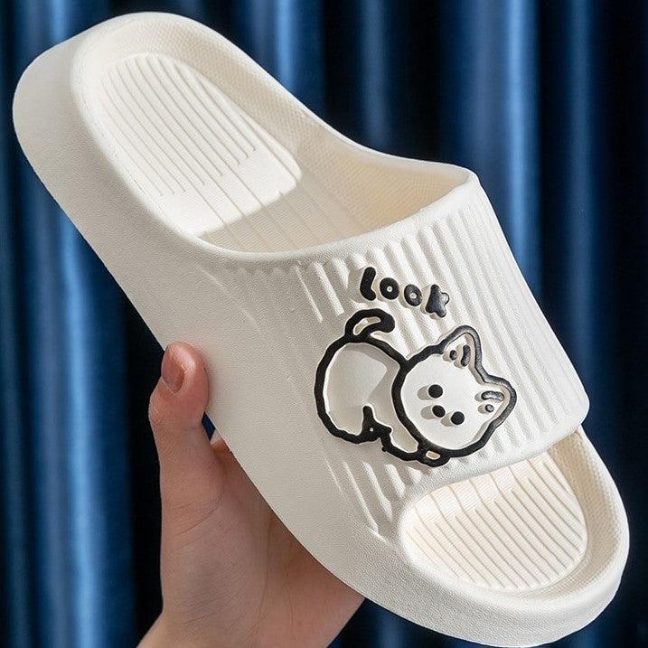 Comfort Slides Cat House Slippers Slides KittyNook Cat Company