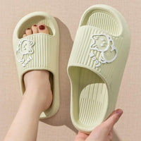 Thumbnail for Comfort Slides Cat House Slippers Slides KittyNook Cat Company C-A-T Lime Green 36-37 (US Women 4-5)