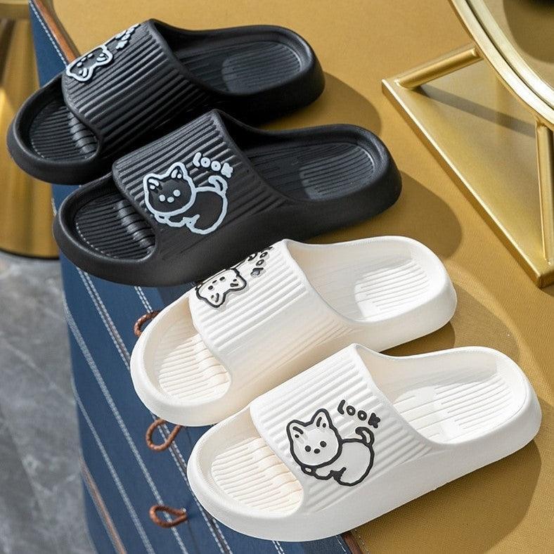 Comfort Slides Cat House Slippers Slides KittyNook Cat Company