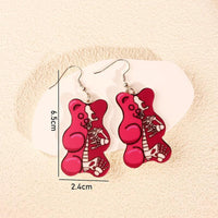 Thumbnail for Critter Creatures Long Dangle Earrings Earrings KittyNook Cat Company Grim Bears