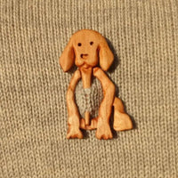 Thumbnail for Critter Friends Wooden Brooch Brooches & Lapel Pins KittyNook Cat Company Dog
