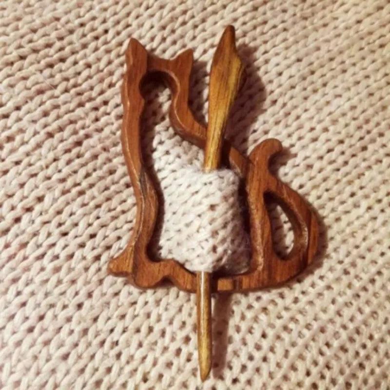 Critter Friends Wooden Brooch Brooches & Lapel Pins KittyNook Cat Company Cat