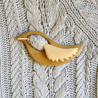 Thumbnail for Critter Friends Wooden Brooch Brooches & Lapel Pins KittyNook Cat Company Bird