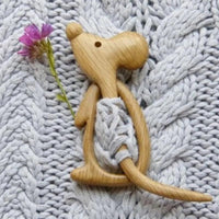 Thumbnail for Critter Friends Wooden Brooch Brooches & Lapel Pins KittyNook Cat Company Mice