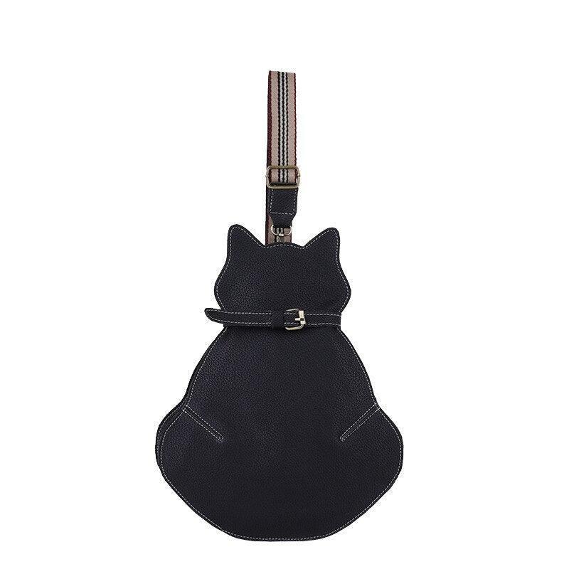 Crossbody Satchel Cat Bag Handbags KittyNook Cat Company Black