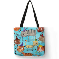 Thumbnail for Cutie Catz Tote Bag Tote Bag KittyNook Tote Style 9