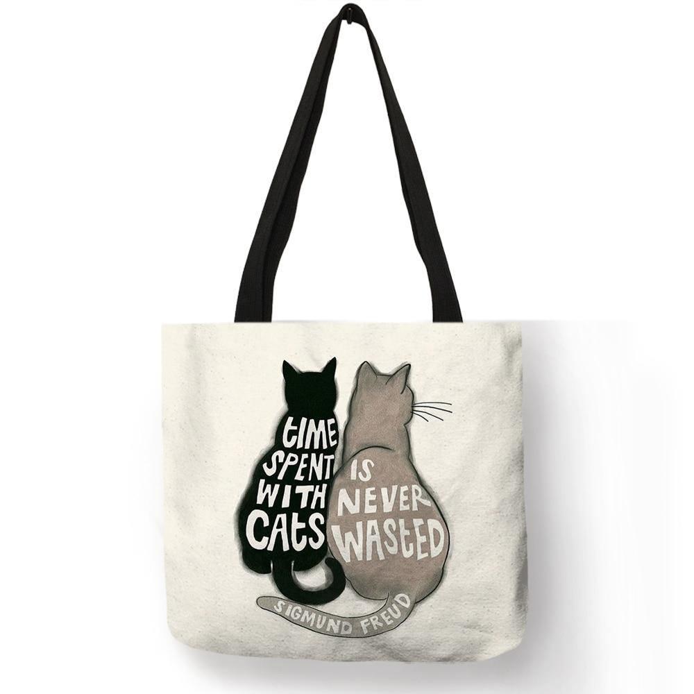 Cutie Catz Tote Bag Tote Bag KittyNook Tote Style 1