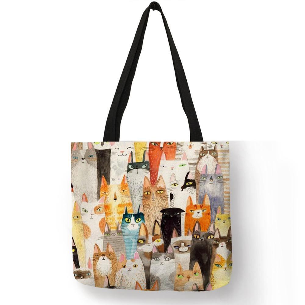 Cutie Catz Tote Bag Tote Bag KittyNook Tote Style 2