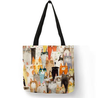 Thumbnail for Cutie Catz Tote Bag Tote Bag KittyNook Tote Style 2