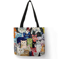 Thumbnail for Cutie Catz Tote Bag Tote Bag KittyNook Tote Style 3