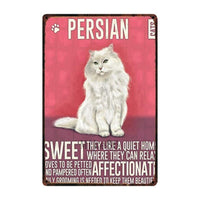 Thumbnail for Cutie Catz Vintage Style Cat Poster Posters, Prints, & Visual Artwork KittyNook Persian