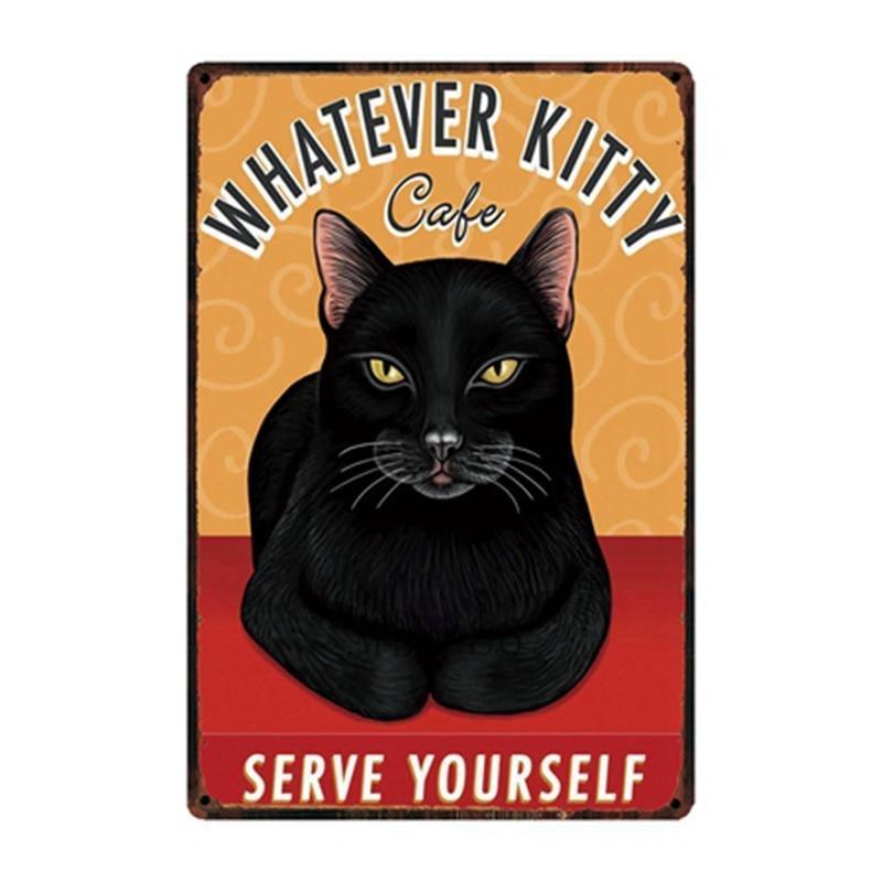Cutie Catz Vintage Style Cat Poster Posters, Prints, & Visual Artwork KittyNook Kitty Cafe