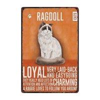 Thumbnail for Cutie Catz Vintage Style Cat Poster Posters, Prints, & Visual Artwork KittyNook Ragdoll