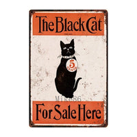 Thumbnail for Cutie Catz Vintage Style Cat Poster Posters, Prints, & Visual Artwork KittyNook The Black Cat