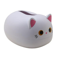 Thumbnail for Cuties Cat Tissue Box Facial Tissue Holders KittyNook Cat Company White