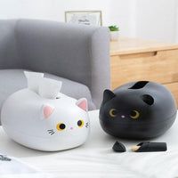 Thumbnail for Cuties Cat Tissue Box Facial Tissue Holders KittyNook Cat Company