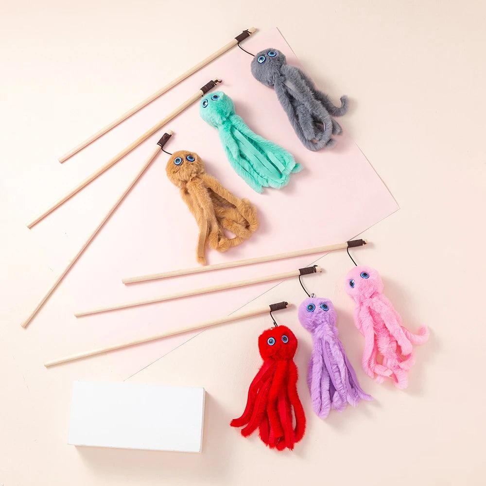 Da Octopus Cat Stick Toy Cat Toys KittyNook Cat Company