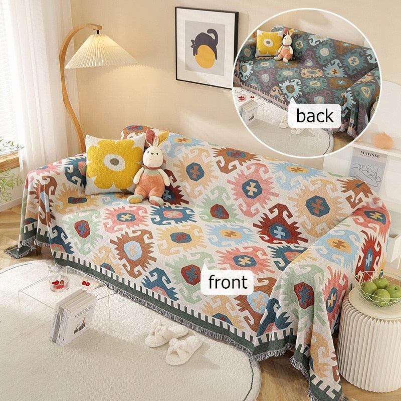 Dreamy Drape Throw Blanket Blankets KittyNook Cat Company Geometric Critters 90x150cm