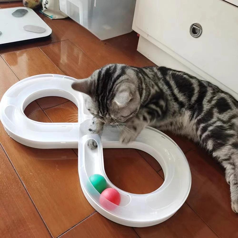 Eight Track Cat Tunnel Toy Cat Toys KittyNook Cat Company